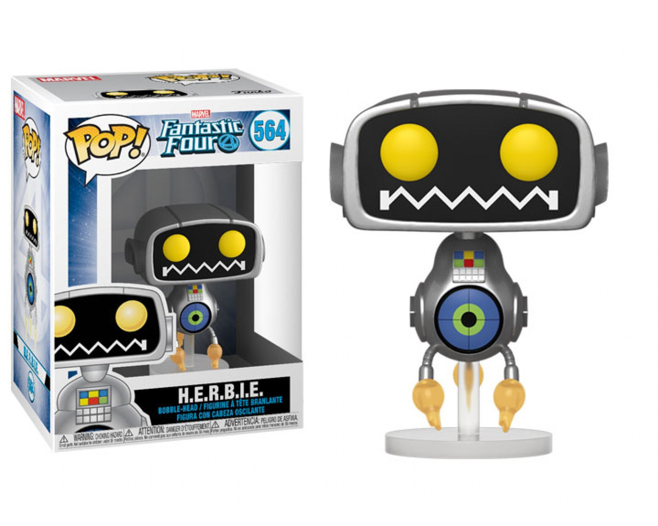 

Фигурка Funko Pop Фанко Поп Фантастическая четверка Герби Fantastic Four H.E.R.B.I.E.10 см FF H 564 (CZ00FF H 564)