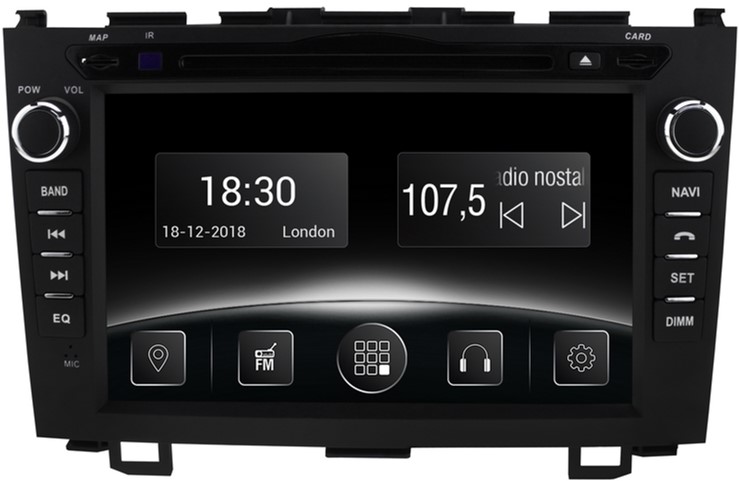 

Автомагнітола штатна Gazer CM5008-RE для Honda CRV (RE) 2006-2011