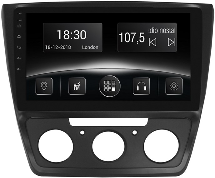 

Автомагнітола штатна Gazer CM6510-5LM для Skoda Yeti (5L) manual conditioner 2009-2013