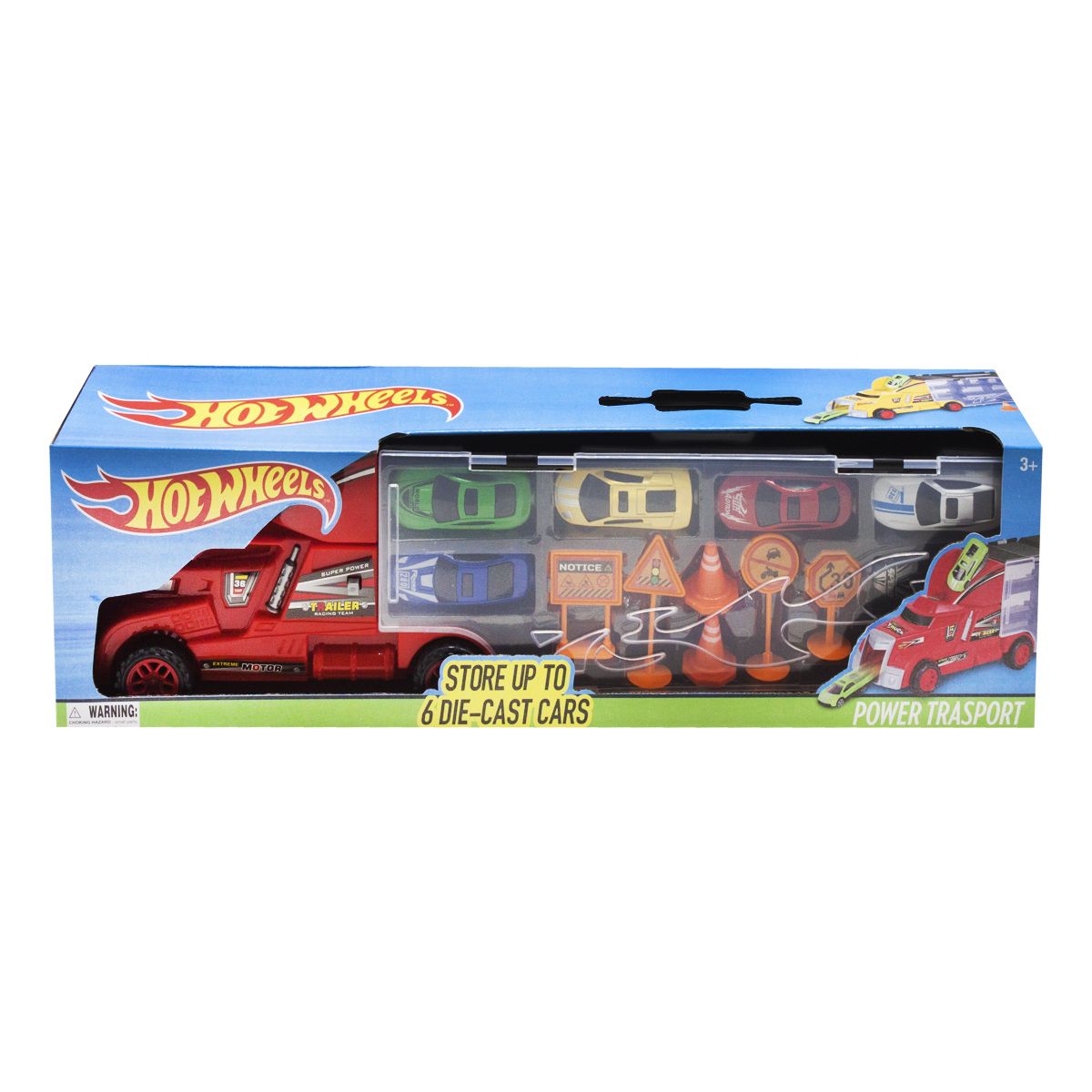 

Машина-автовоз Hot Wheels красный MiC (8820) (147996)