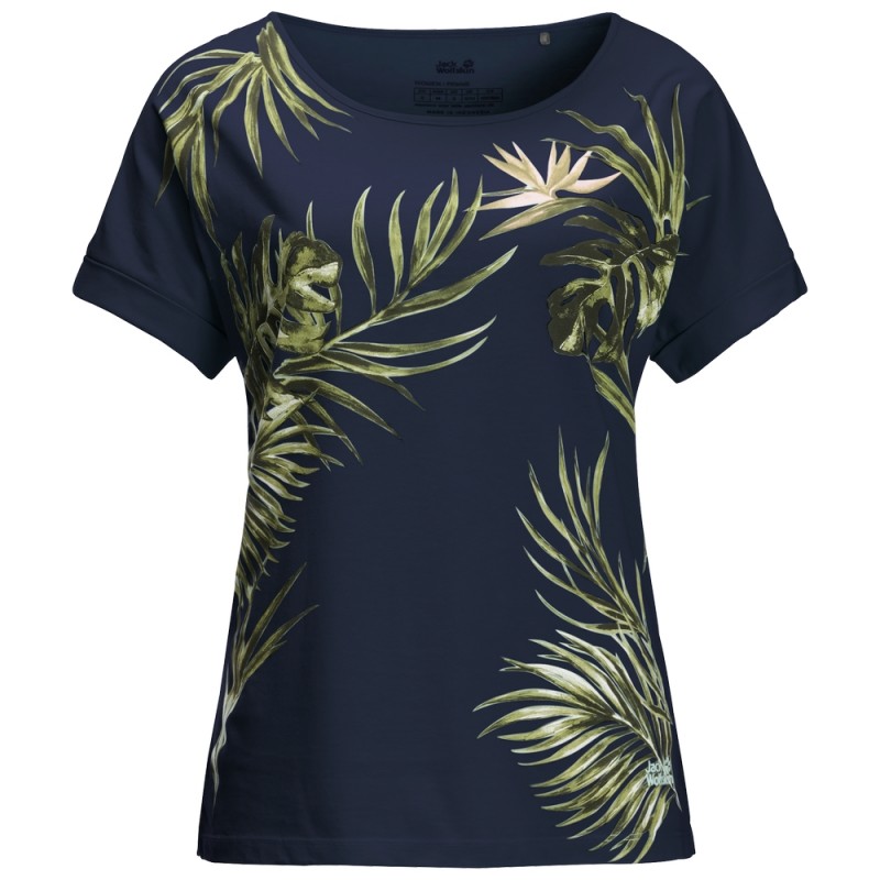 

Футболка TROPICAL LEAF T W Jack Wolfskin 1806372-1910  Синий, Футболка TROPICAL LEAF T W Jack Wolfskin 1806372-1910 L Синий