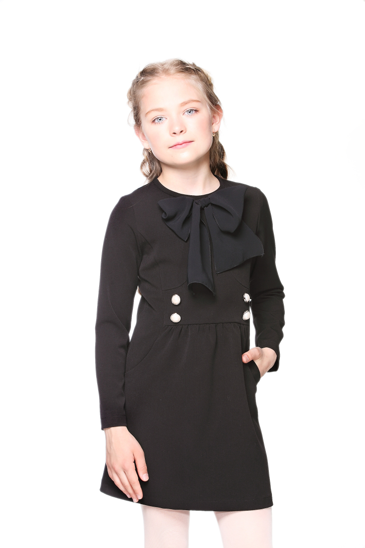 

Платье Lukas Kids с бантом 146 черное(8203ч)