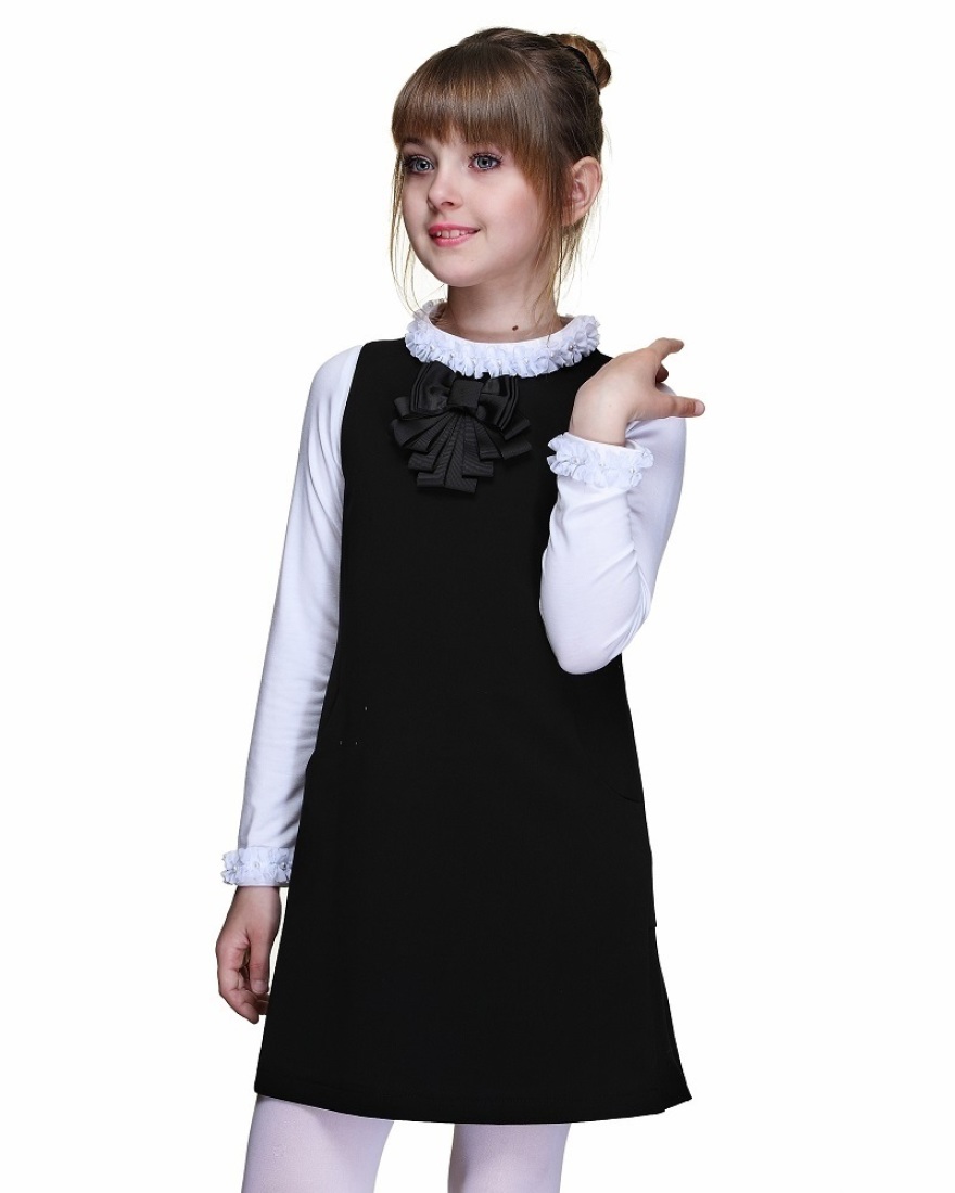 

Платье Lukas Kids с карманами 140 черное(4208ч)