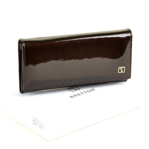 

Женский кожаный кошелек кофе Gold Bretton W501 dark-coffee