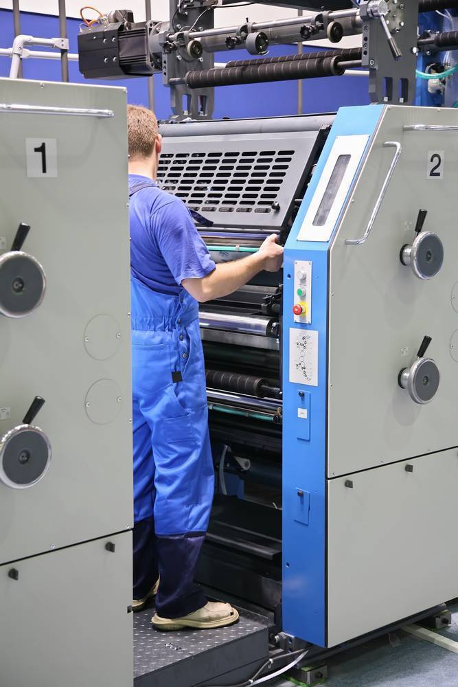 

Картина на холсте LaPrint Печатная промышленность 80х120 см