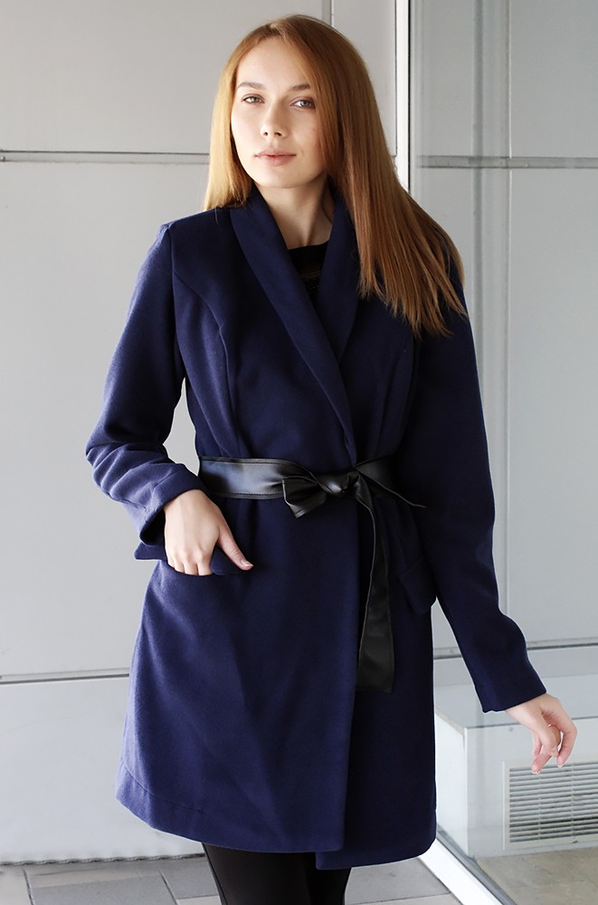 

Пальто AAA 2323-2 L Темно-синий