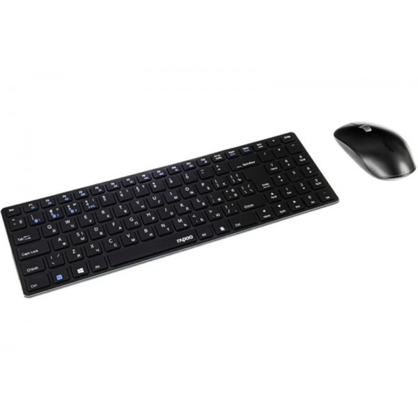 

Комплект (клавиатура, мышь) Rapoo 9300M Wireless Black