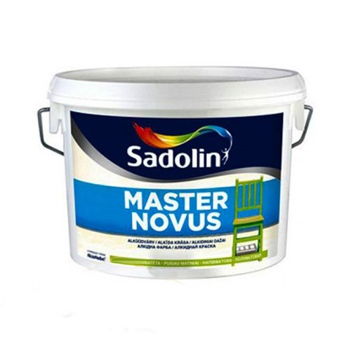 

Полуматовая алкидно-эмульсионная краска на водной основе Sadolin Master Novus 15 Белый 6 x 1 л