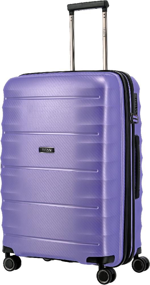 

HIGHLIGHT/Lilac Metallic Чемодан на 4 колесах M exp. (50/70л,3,2кг) (46x67x28см) Titan Ti842405-19