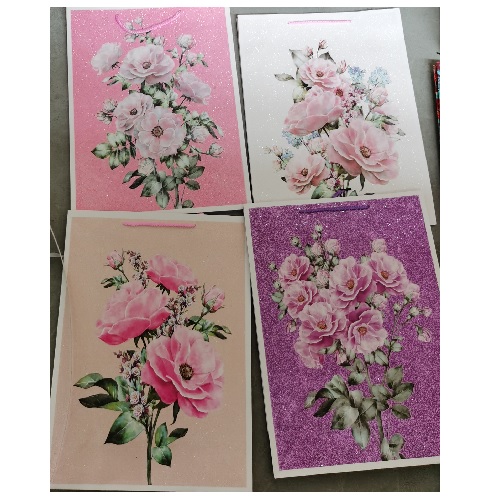 

Пакет подарочный бумажный L "Flowers" 31*12*42см Stenson (TL00057-L)