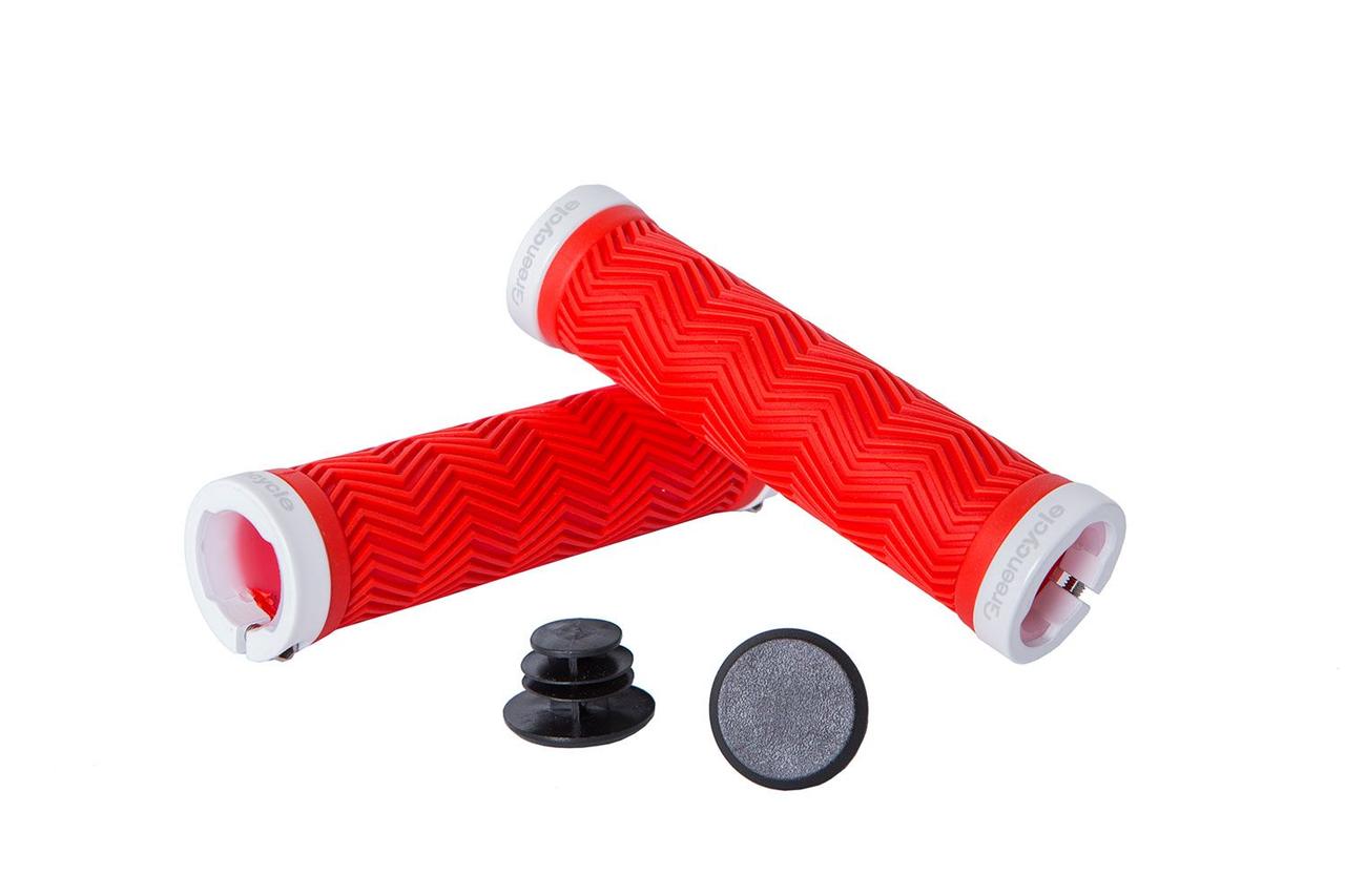

Ручки керма Green Cycle GGR-420 130mm Red White