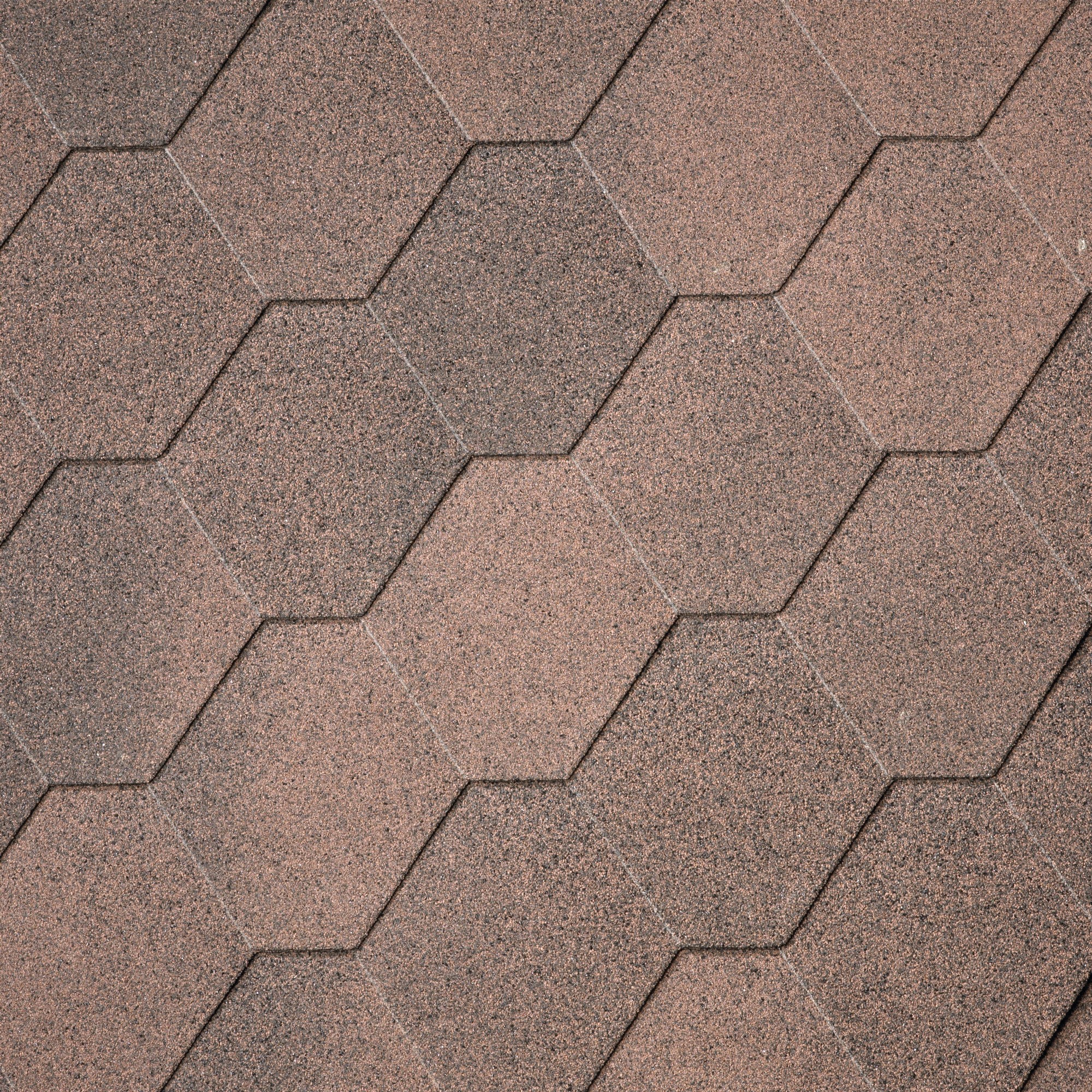 

Битумная черепица Iko Superglass HEX 3.0 м²/уп. Dual Brown (5420004310236)