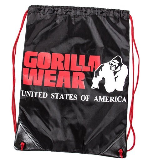 

Сумка-мешок Drawstring Bag Gorilla Wear Черно-красный
