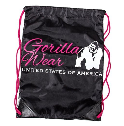 

Сумка-мешок Drawstring Bag Gorilla Wear Черно-розовый