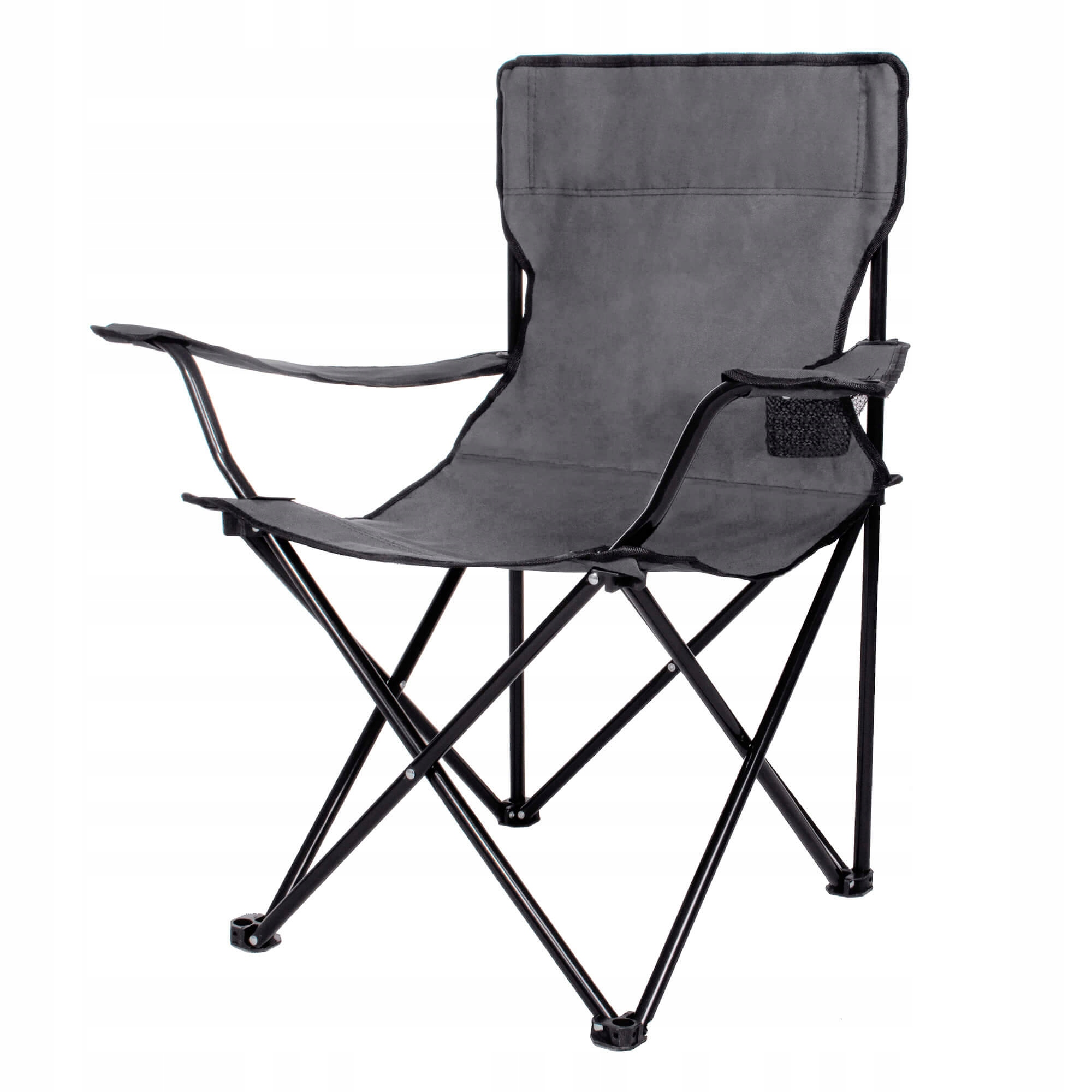 

Складное туристическое кресло CS0002 Springos 80x76х49 см (sad0000596) Серый