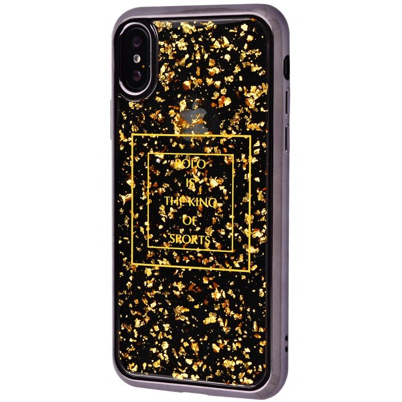 

Чехол для iPhone X Polo Glory золотистый