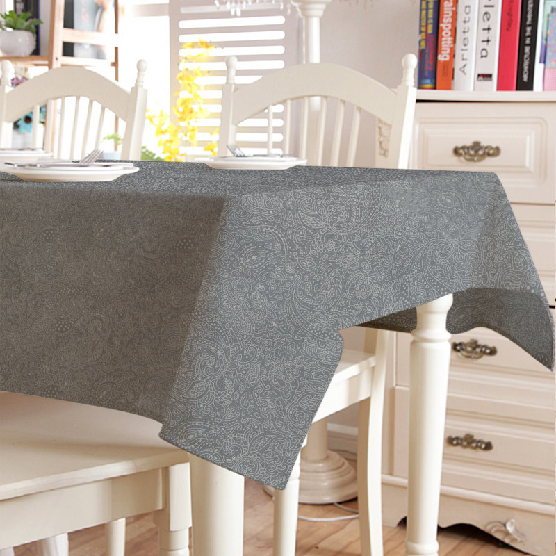 

Скатерть с акриловым покрытием 8769 Time Textile 140x180 см Серый