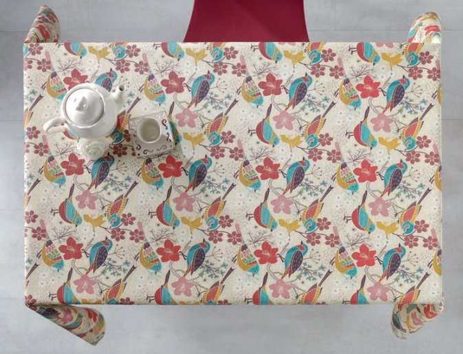 

Скатерть с акриловым покрытием 8429 Time Textile 140x220 см Бежевый