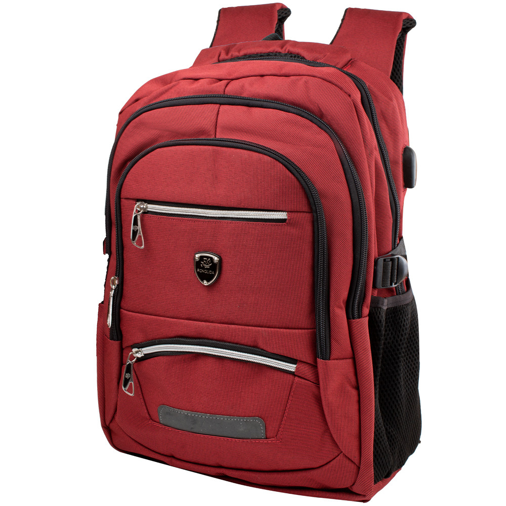 

Смарт-рюкзак мужской Valiria Fashion 31х46х19 см Бордовый