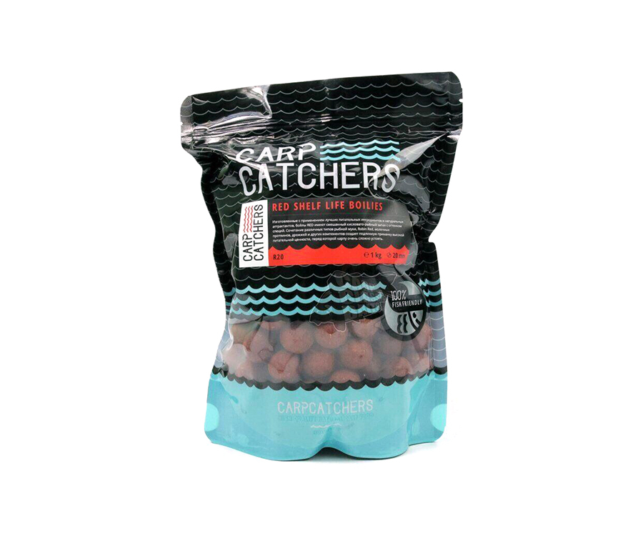 

Бойлы тонущие Carp Catchers Red Shelf Life Boilies 1кг 20мм (арт.3838R20)