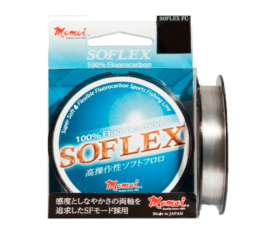 

Леска Momoi Fluorocarbon Soflex FC 50м 0.128мм (арт.3838SFC050-128)