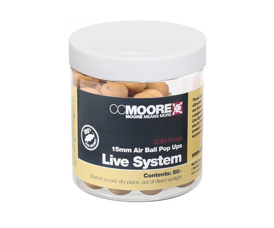

Бойлы CC Moore Live System Air Ball Pop-Ups 15мм (арт.3838CCM95124)