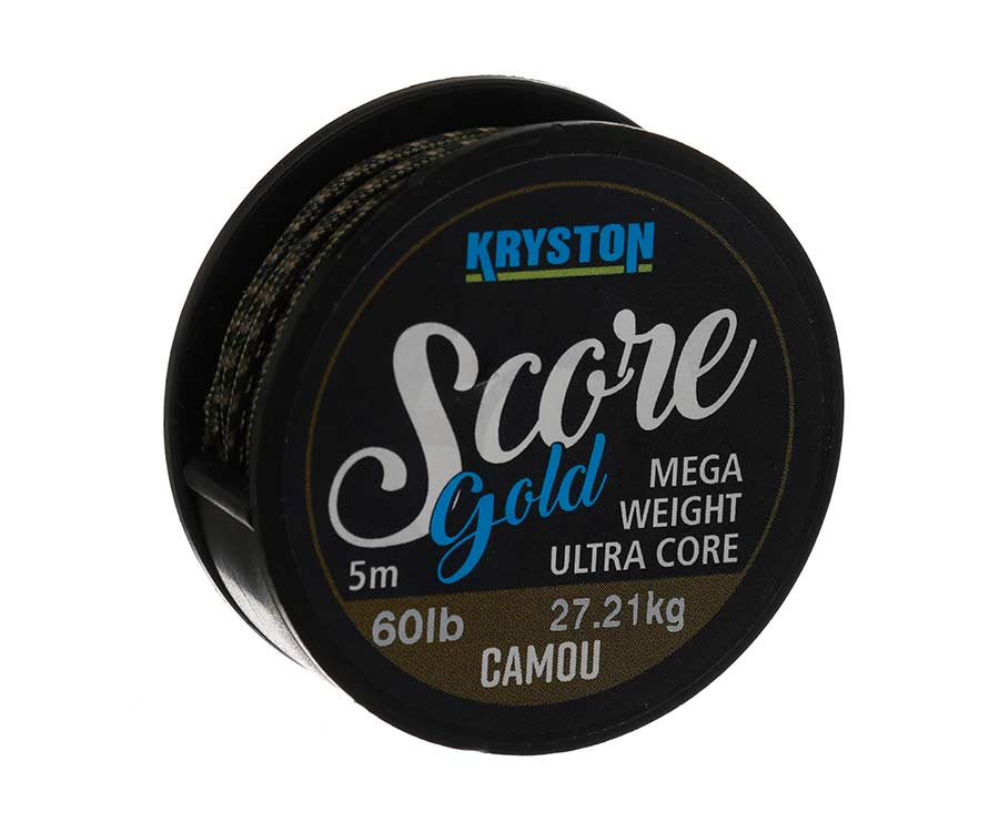 

Ледкор Kryston Score Gold Heavyweight Leadcore 60 lb 5 м Camo (арт.3838KR-SC20)