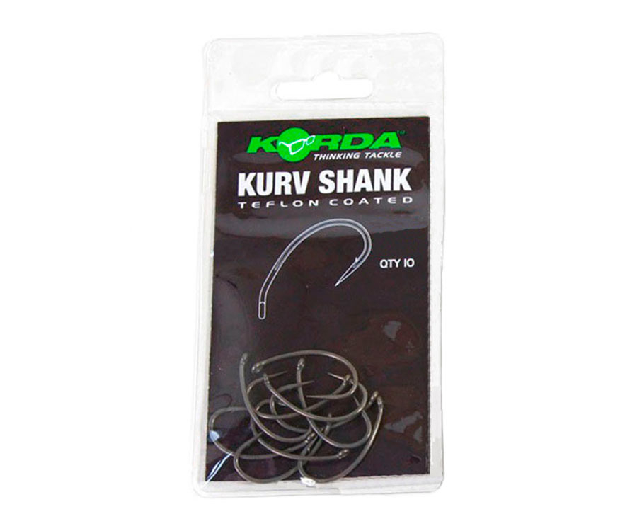 

Крючки Korda Kurv Shank Hook №6 (арт.3838KKS6)