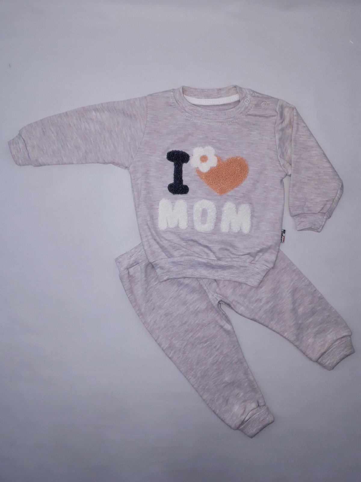 

Костюм (свитшот+штаны) Beyaz Bebek 95159 74см(р) бежевый