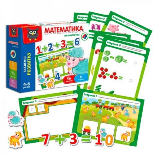 

Развивающая игра "Математика на магнитах" (укр) VT5411-04 (15-53209)