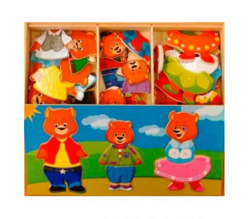 

Игра-одевашка "3 медведя" Д164 (15-116227)