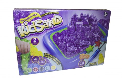 

Кинетический песок "KidSand" + песочница (рус) KS-02-01 (15-37393)