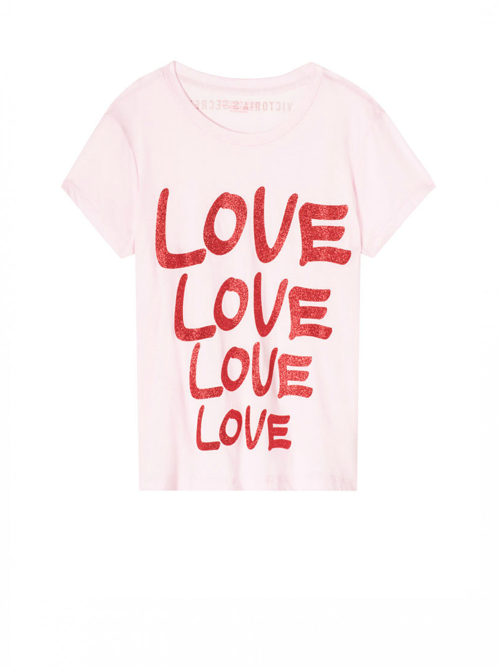 

Футболка Victoria' Secret  Love нежно-розовая 4245.1, Футболка Victoria's Secret S Love нежно-розовая 4245.1