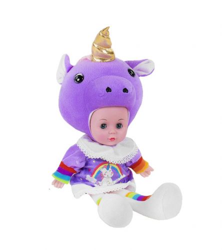 

Мягкая кукла "Lovely Doll: Единорожек" фиолетовый с золотистым рогом CY5002S/1S/4S (15-145207)