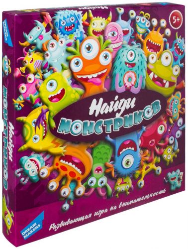 

Игра детская настольная "Найди монстриков" 1619_UA (15-129201)