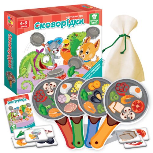 

Игра на скорость "Сковородки" (укр) VT2309-01 (15-43266)