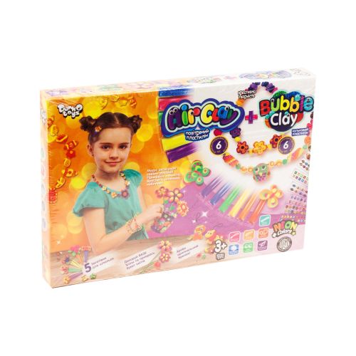 

Набор креативного творчества "Air clay + Bubble Clay" (укр) ARBB-01-01U (15-51939)