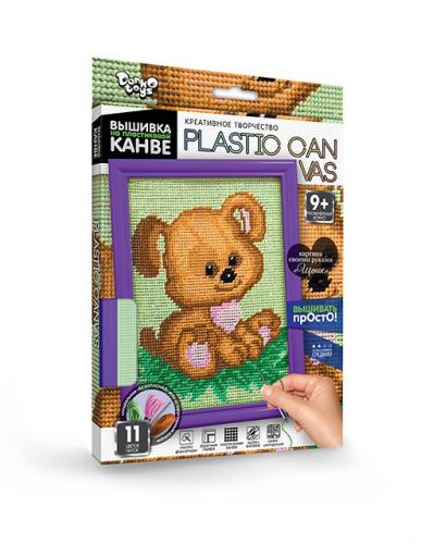 

Вышивка на пластиковой канве "PLASTIC CANVAS: Мишутка" PC-01-06 (15-40914)