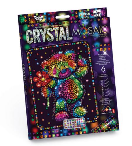 

Набор для креативного творчества "CRYSTAL MOSAIC", "Мишка" CRM-01-05 (15-38564)