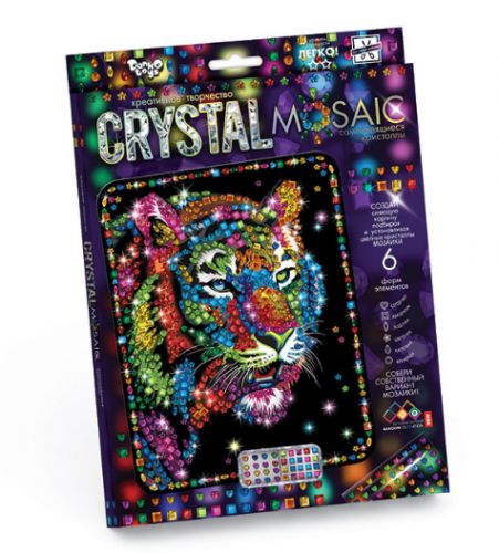 

Набор для креативного творчества "CRYSTAL MOSAIC", "Тигр" CRM-01-01 (15-37370)