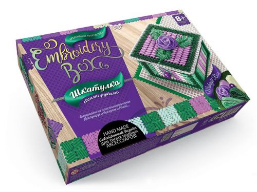 

Набор для творчества "Шкатулка Embroidery Box: Midnight Rose" EMB-01-05 (15-101211)