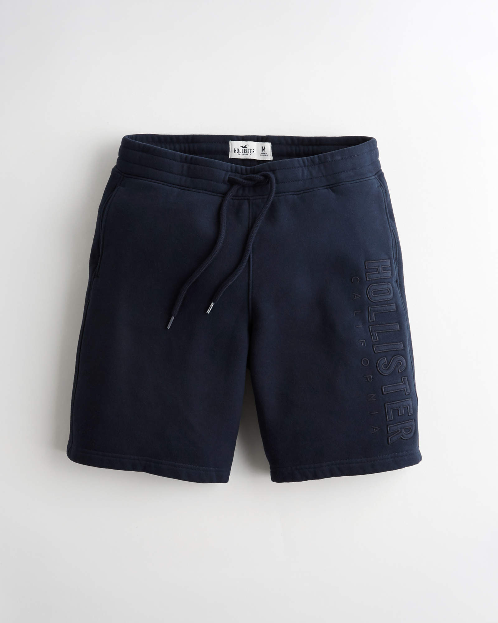 

Спортивные шорты мужские - шорты для спорта Hollister HC8112M L Темно-синий