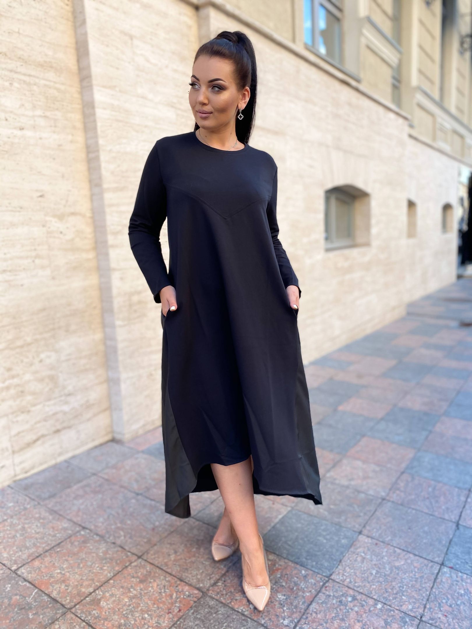 

Платье DNKA р15288 58-60 Черное