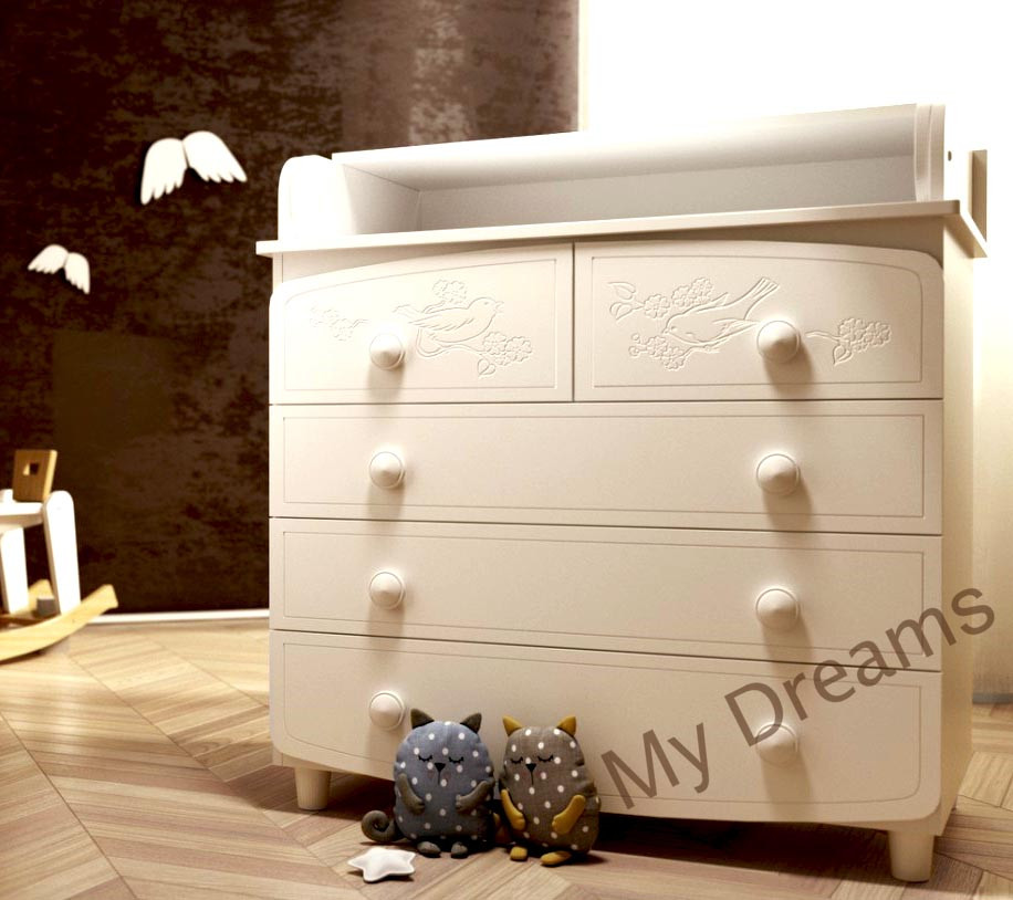 

Комод пеленатор Baby Dream Luxury ваниль
