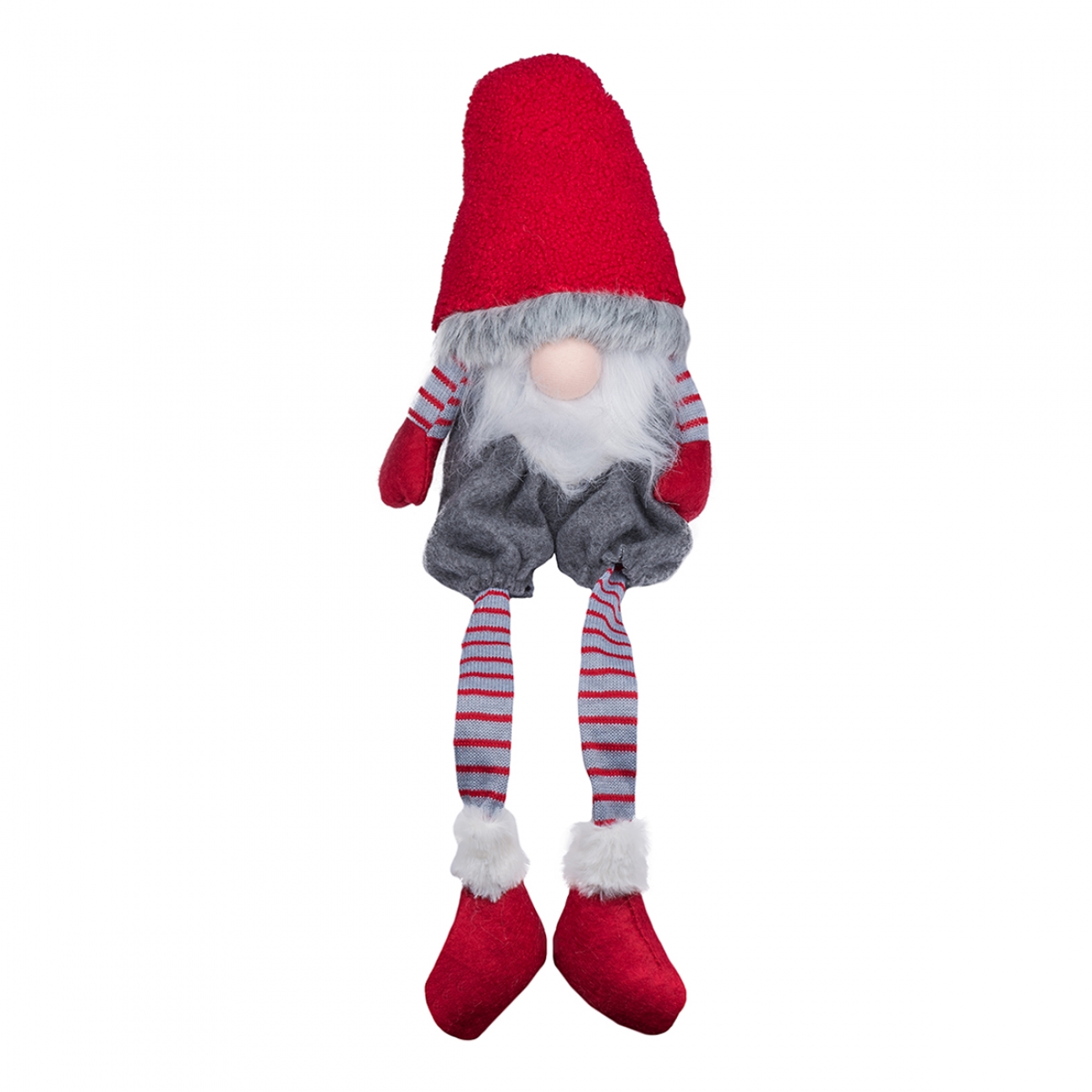 

Фигурка Yes! Fun Гном новогодний №3 19х12х73 Красно-серый (973618)