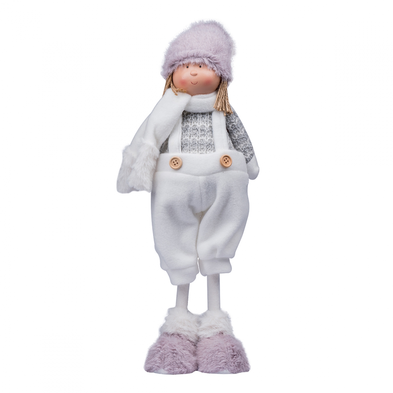 

Фигурка Yes! Fun Девочка новогодняя 18х10х50 Пурпурный (973606)