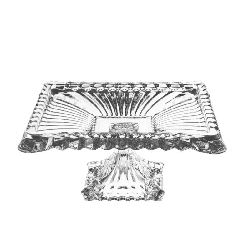 

Тортовница Bohemia Prague н/н 305 мм хрусталь (63C92/77K27/305)