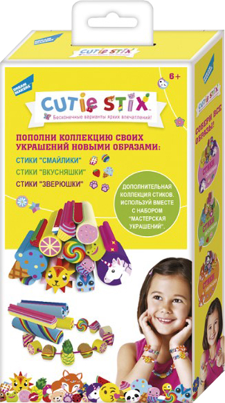 

Дополнительный набор для детского творчества Cutie Stix Вкусняшки (792189331005-2)