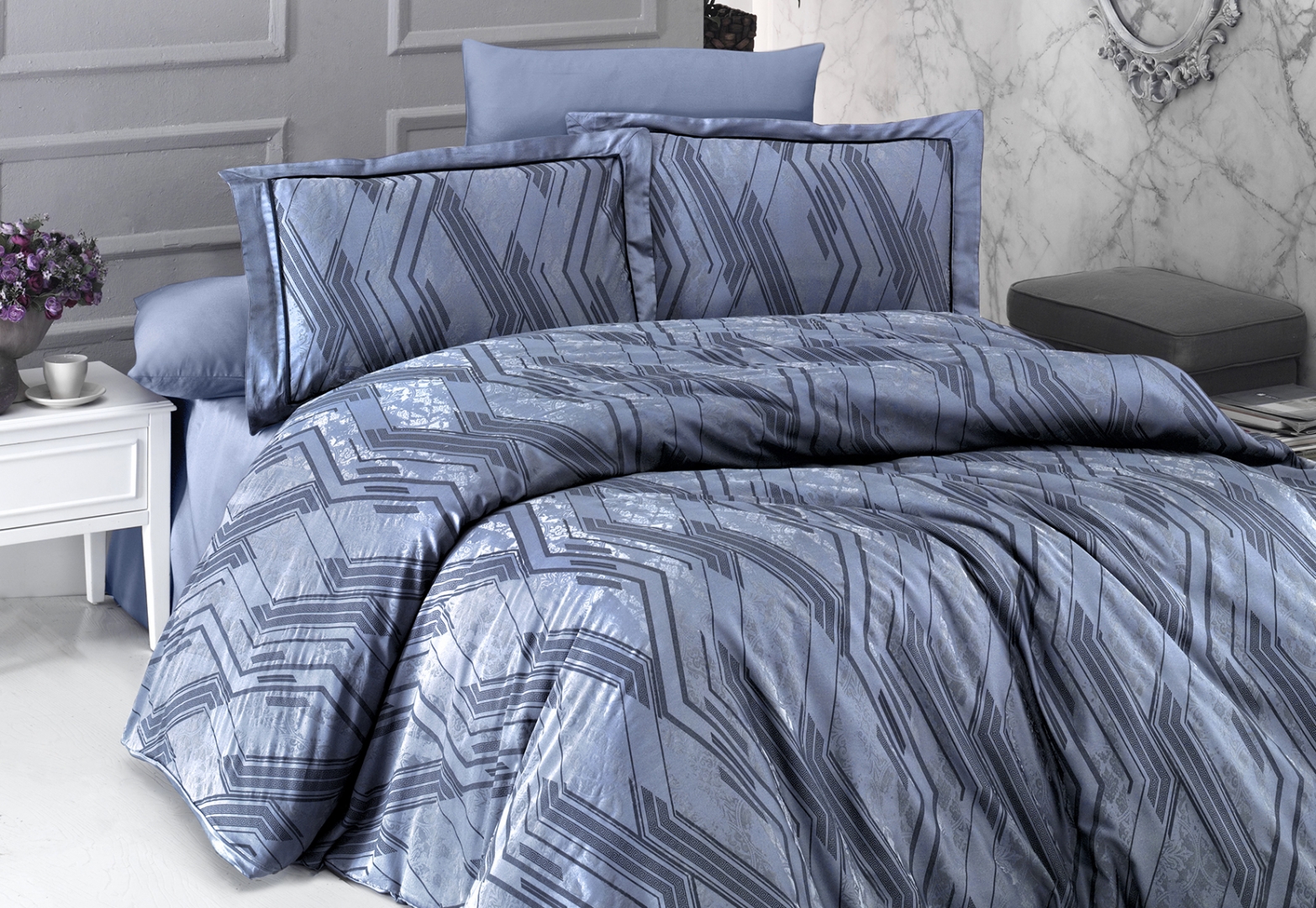 

Комплект постельного белья First Choice Deluxe Сатин 200х220 "SANTA"