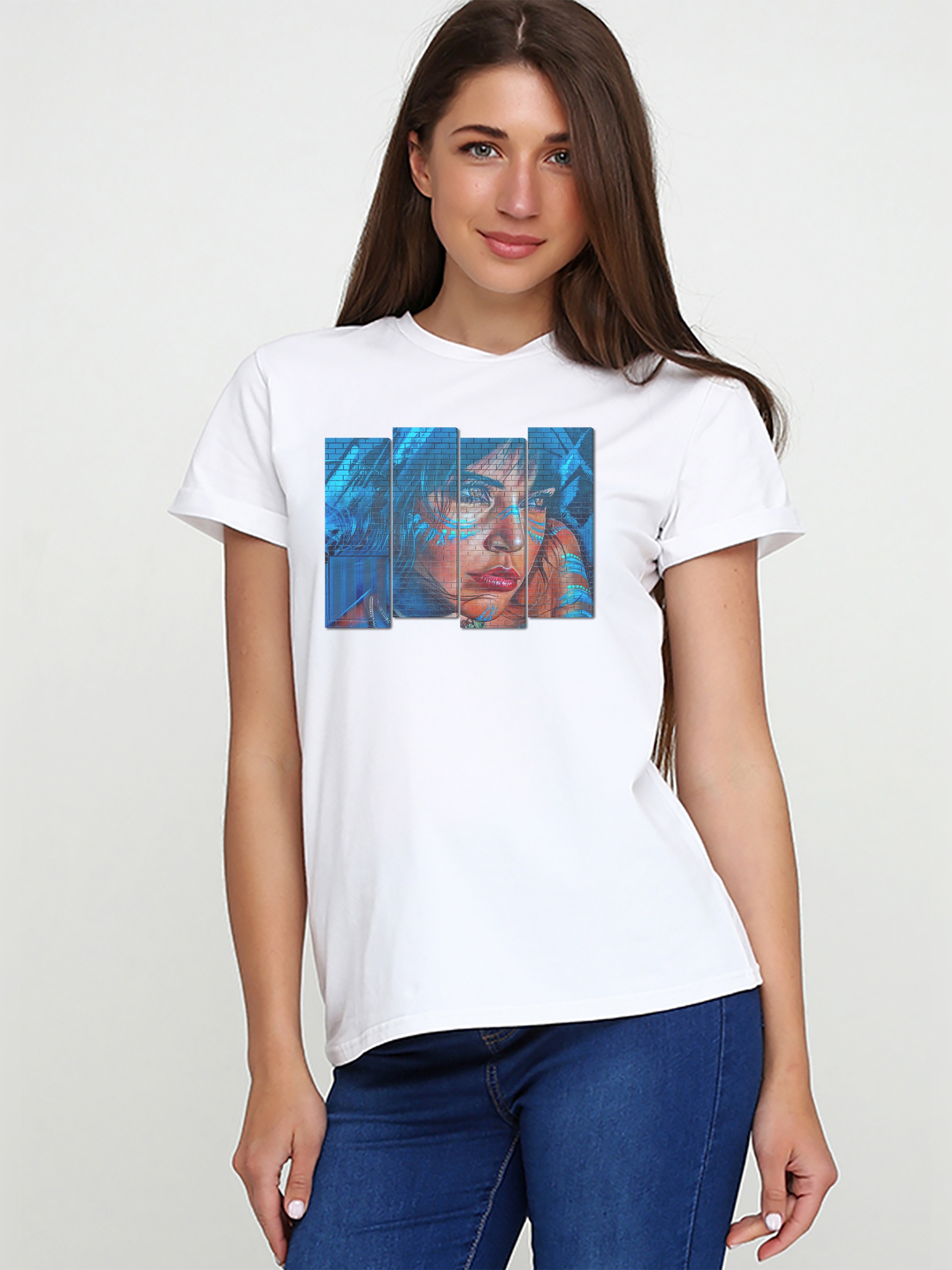 

Футболка Malta 19Ж441-24-Р3 Grafiti neon М (44) Белая